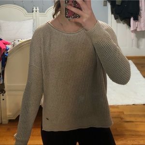Cream Cable-knit Sweater